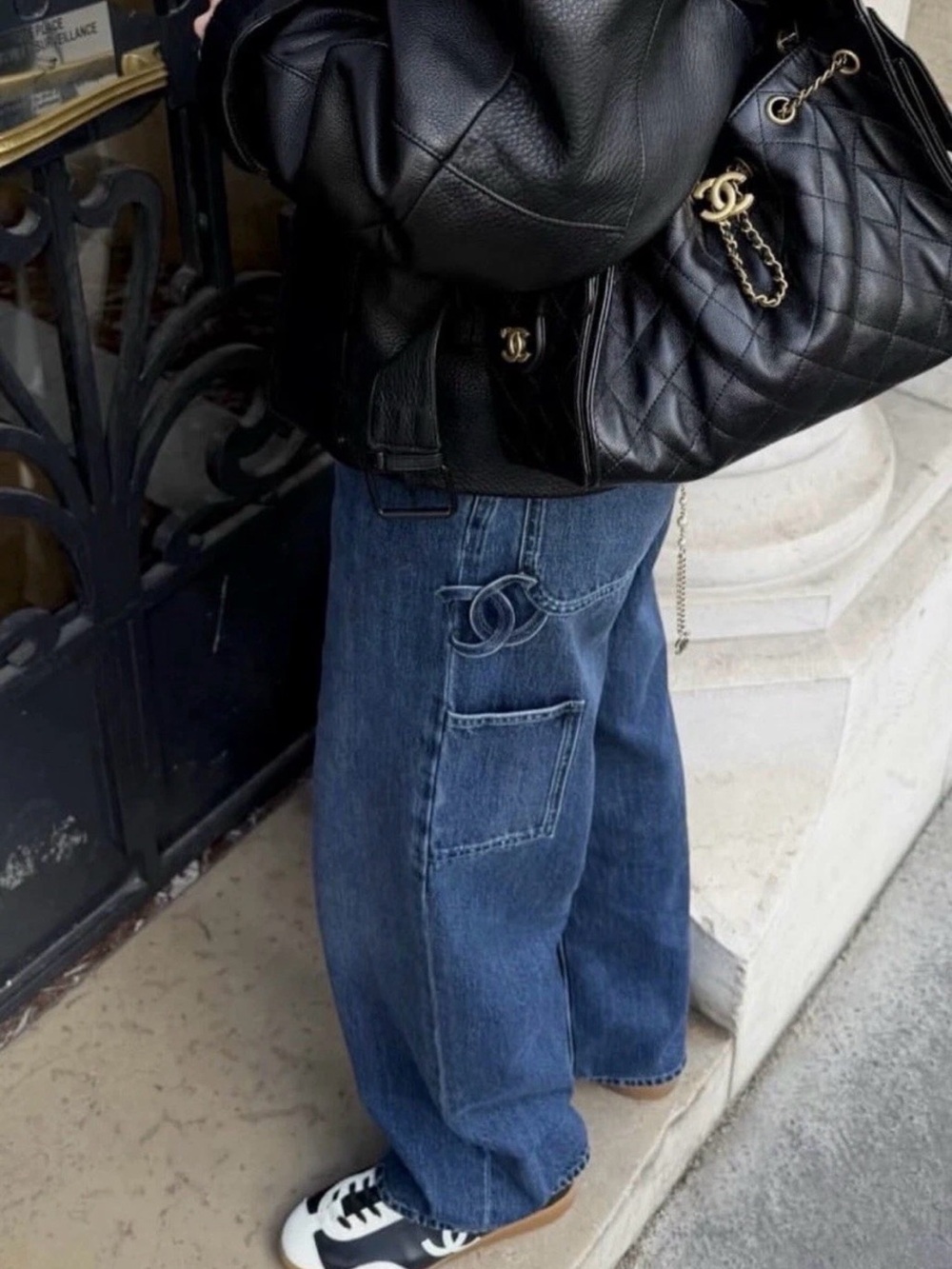 CHANEL 26P cargo jeans sz 38 - Picture 7 of 9
